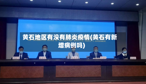 黄石地区有没有肺炎疫情(黄石有新增病例吗)