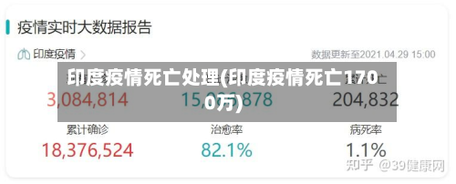 印度疫情死亡处理(印度疫情死亡1700万)