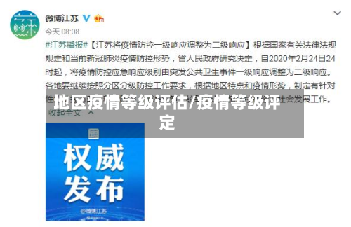 地区疫情等级评估/疫情等级评定