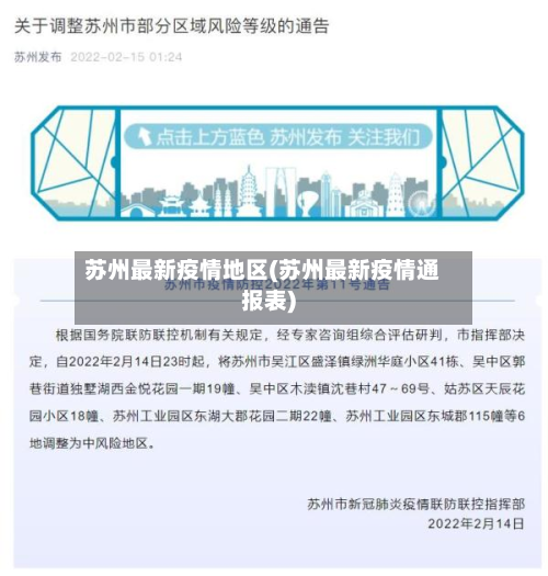 苏州最新疫情地区(苏州最新疫情通报表)