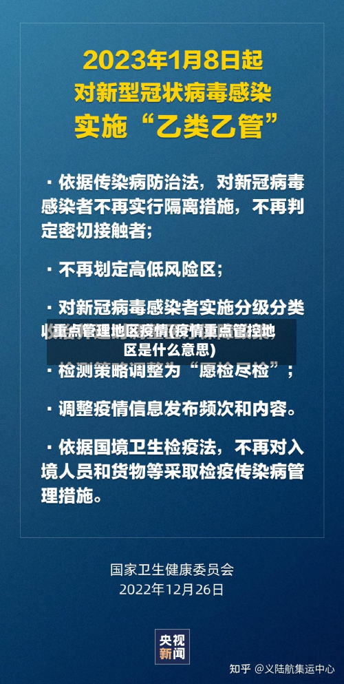 重点管理地区疫情(疫情重点管控地区是什么意思)
