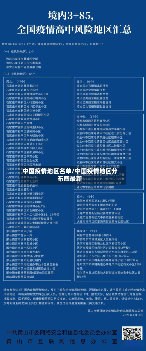 中国疫情地区名单/中国疫情地区分布图最新